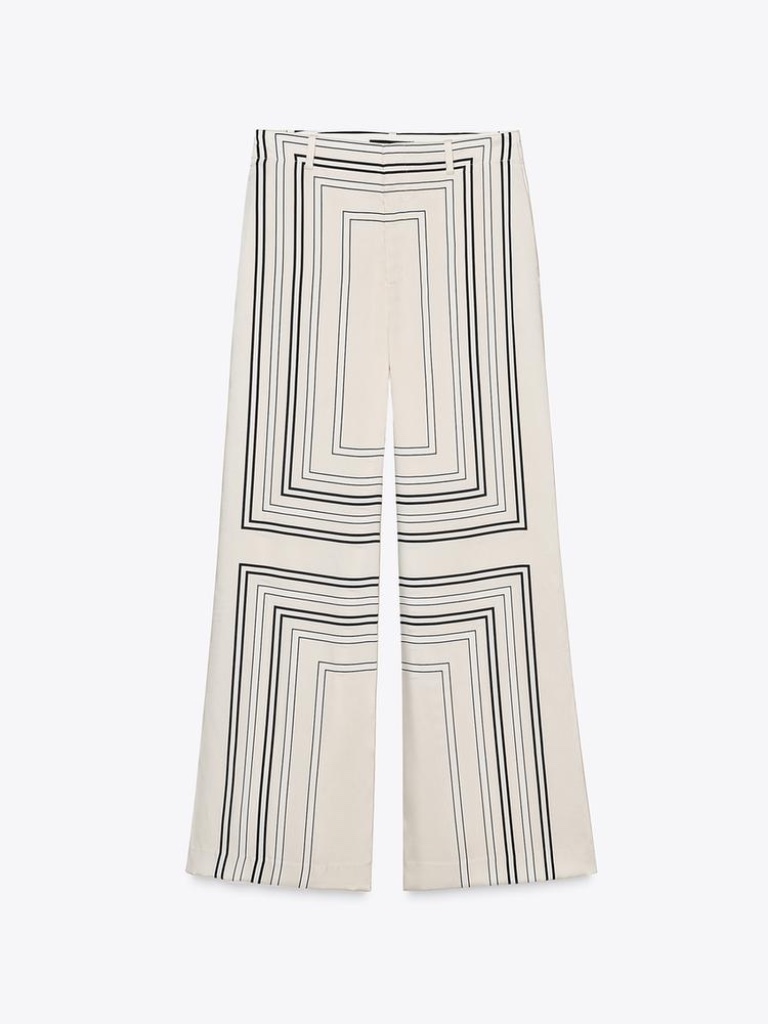Zw Collection Printed Pants